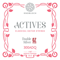 Knobloch "Actives" Double Silver QZ Nylon Medium Tension 300ADQ