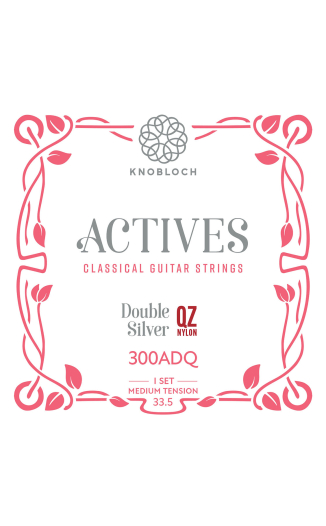 Knobloch "Actives" Double Silver QZ Nylon Medium Tension 300ADQ