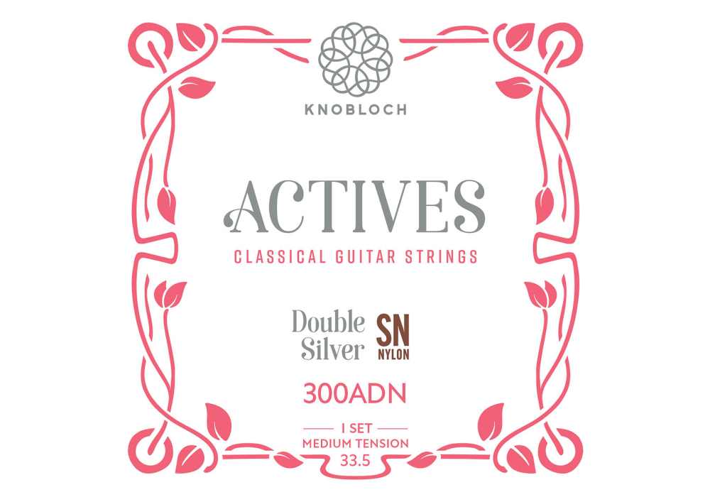 Knobloch "Actives" Double Silver SN Nylon Medium Tension 300ADN