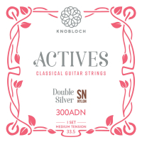 Knobloch "Actives" Double Silver SN Nylon Medium Tension 300ADN