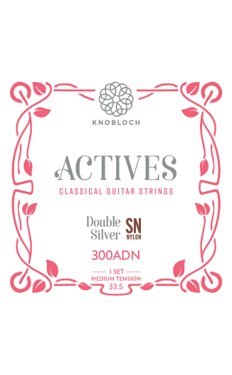 Knobloch "Actives" Double Silver SN Nylon Medium Tension 300ADN