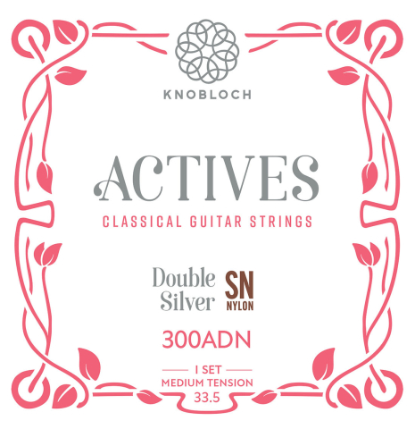 Knobloch "Actives" Double Silver SN Nylon Medium Tension 300ADN