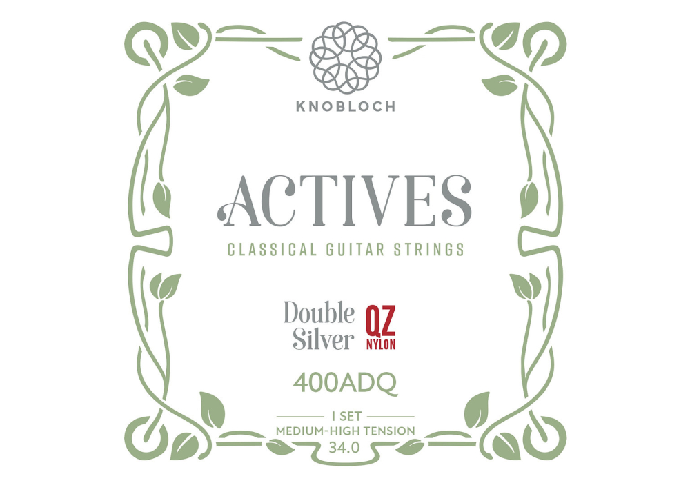 Knobloch "Actives" Double Silver QZ Nylon Medium High Tension 400ADQ