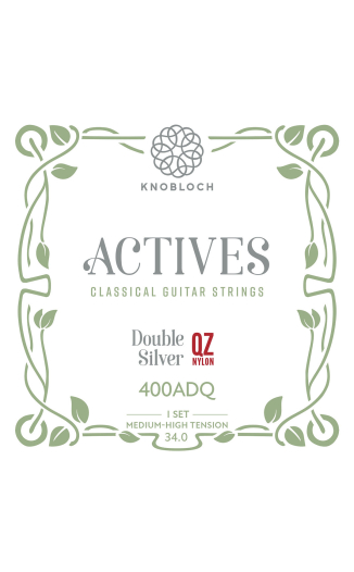 Knobloch "Actives" Double Silver QZ Nylon Medium High Tension 400ADQ