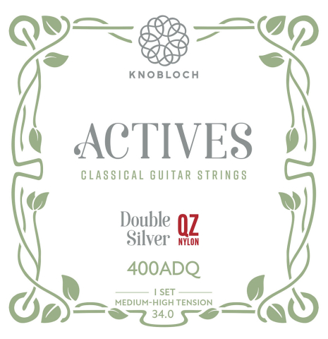 Knobloch "Actives" Double Silver QZ Nylon Medium High Tension 400ADQ