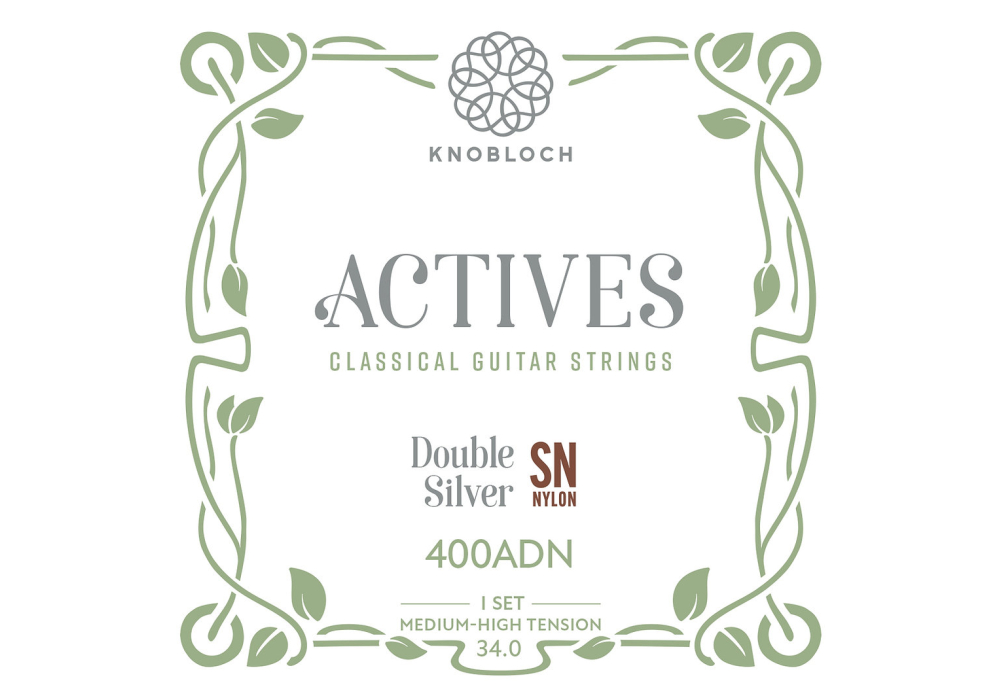 Knobloch "Actives" Double Silver SN Nylon Medium High Tension 400 ADN