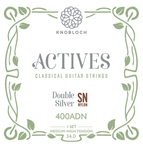 Knobloch "Actives" Double Silver SN Nylon Medium High Tension 400 ADN