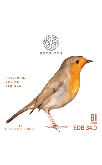 Knobloch "Erithacus" Double Silver BI Nylon Medium-High Tension EDB34.0