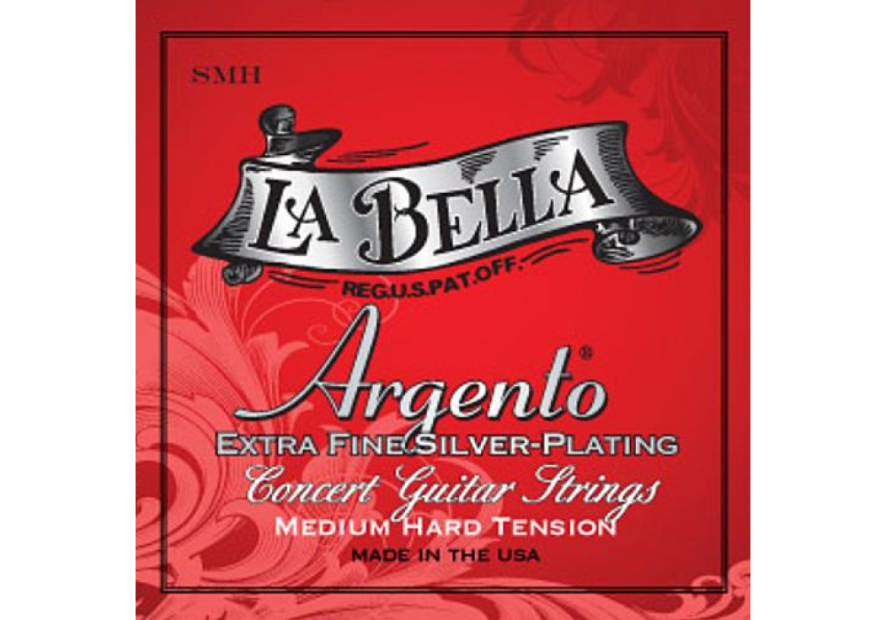 La Bella Argento Red Medium Hard