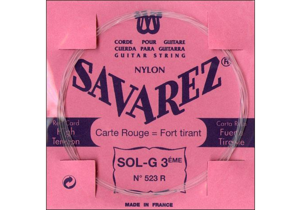 Savarez "Red" 3/G - Package of 10 (523R)