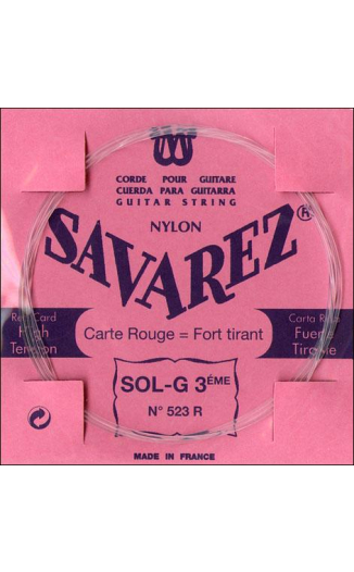 Savarez "Red" 3/G - Package of 10 (523R)
