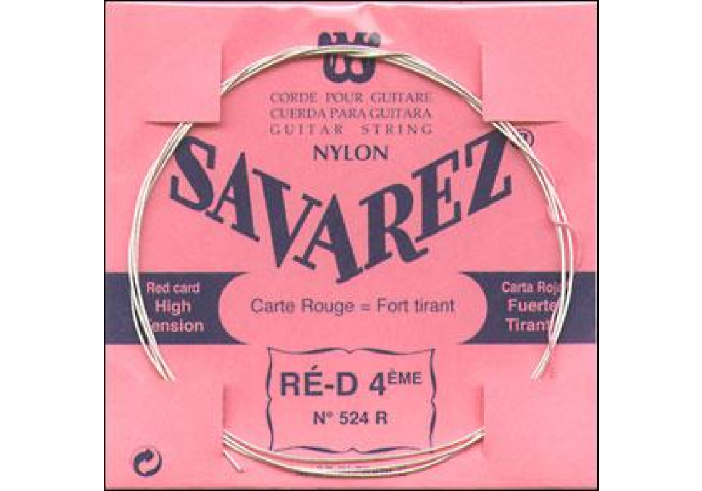 Savarez "Red" 4/D - Package of 10 (524R)