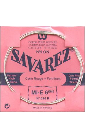 Savarez "Red" 6/E - Package of 10 (526R)