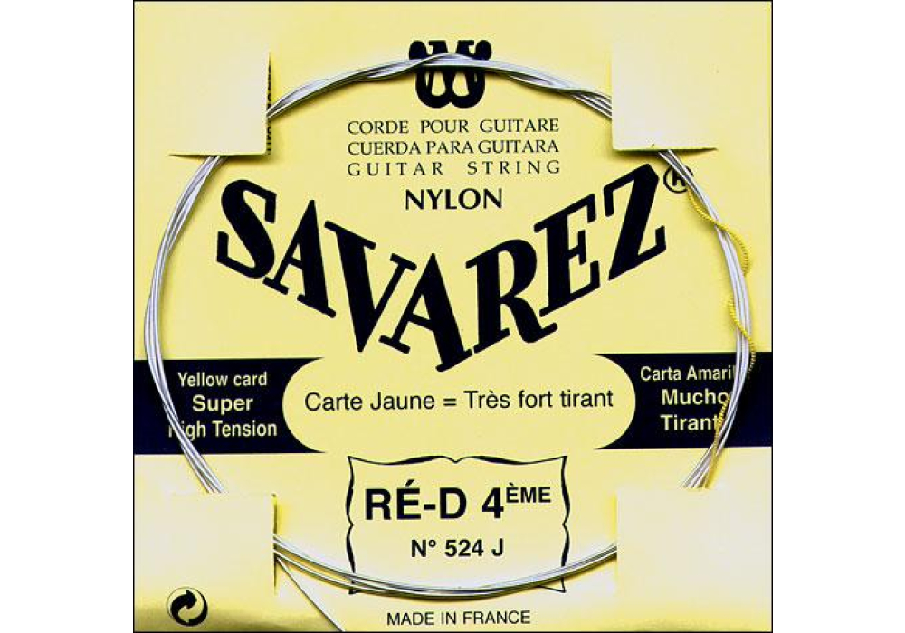 Savarez "Yellow" 4/D - Package of 10 (524J)