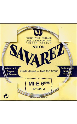 Savarez "Yellow" 6/E - Package of 10 (526J)