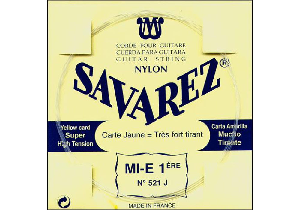 Savarez "Yellow" 1/E - Package of 10 (521J)