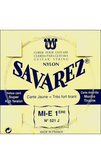 Savarez "Yellow" 1/E - Package of 10 (521J)