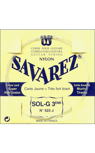 Savarez "Yellow" 3/G - Package of 10 (523J)