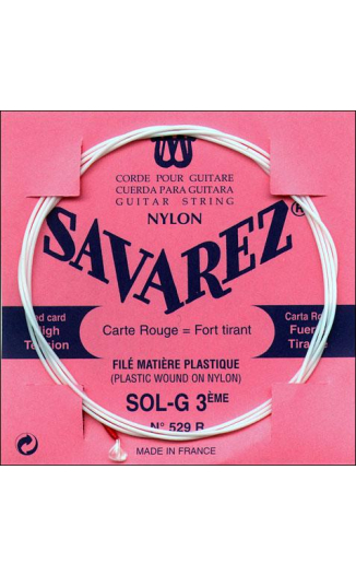 Savarez "Plastic Wound" 3/G - Package of 10 (529R)