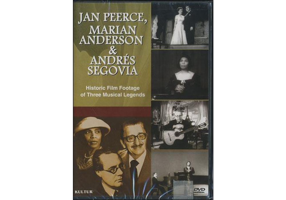 Historical Film Footage of Three Musical Legends: Jan Peerce, Marian Anderson & Andres Segovia