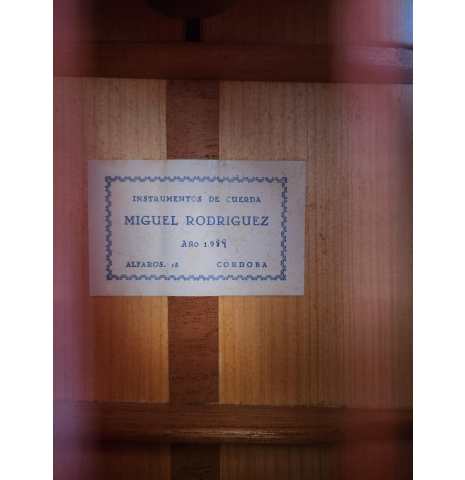 1989 Cordoba Miguel Rodriguez Ceadar Cedar