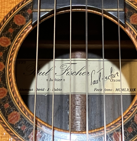 1979 Paul Fischer Spruce Brazilian rosewood