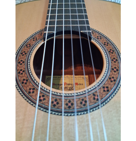 2024 German Vazquez Rubio Classic Estudio Spruce Palo Escrito