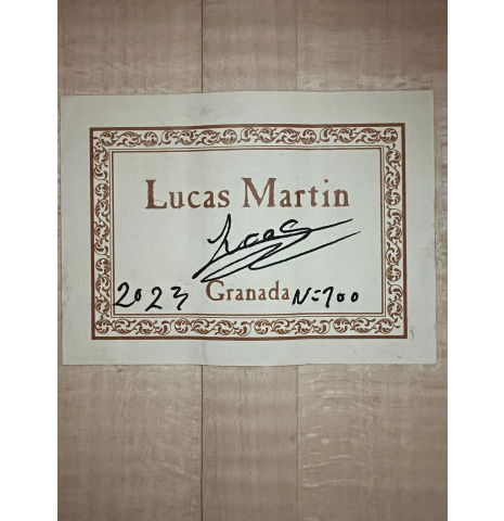2023 Lucas Martin #100 Spruce Maple