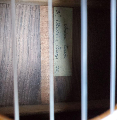 1981 Andrea Tacchi Cedar Brazilian rosewood