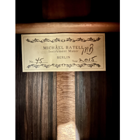 2015 Michael Batell Spruce/Spruce Makassar Ebony