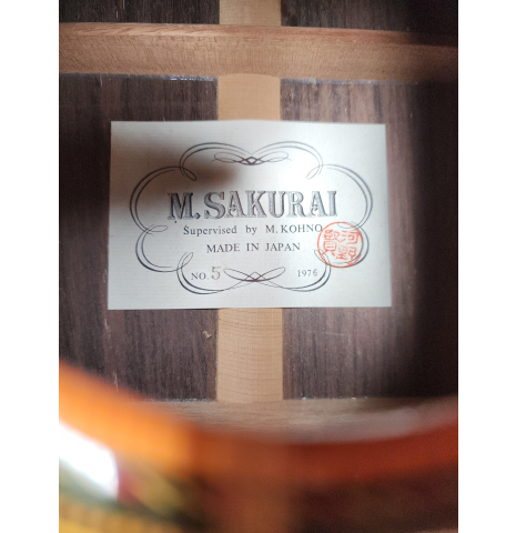 1976 Matsuda Sakurai Cedar Indian Rosewood