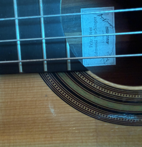 1992 Fritz Ober & Edmund Blochinger Concert German Spruce Brazilian rosewood 1992 Fritz Ober & Edmund Blochinger Concert German Spruce Brazilian rosewood