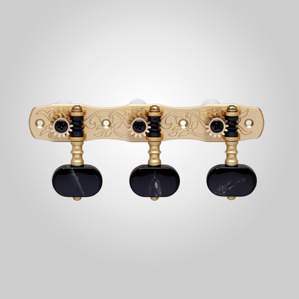 Gotoh Tuning Machines 35G1800-BB Series Black Pearloid Buttons 