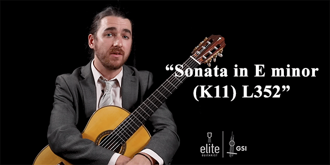 Learn to Play Scarlatti s Sonata in E Minor K11 L352 New Lesson from EliteGuitarist taught by Taso Comanescu