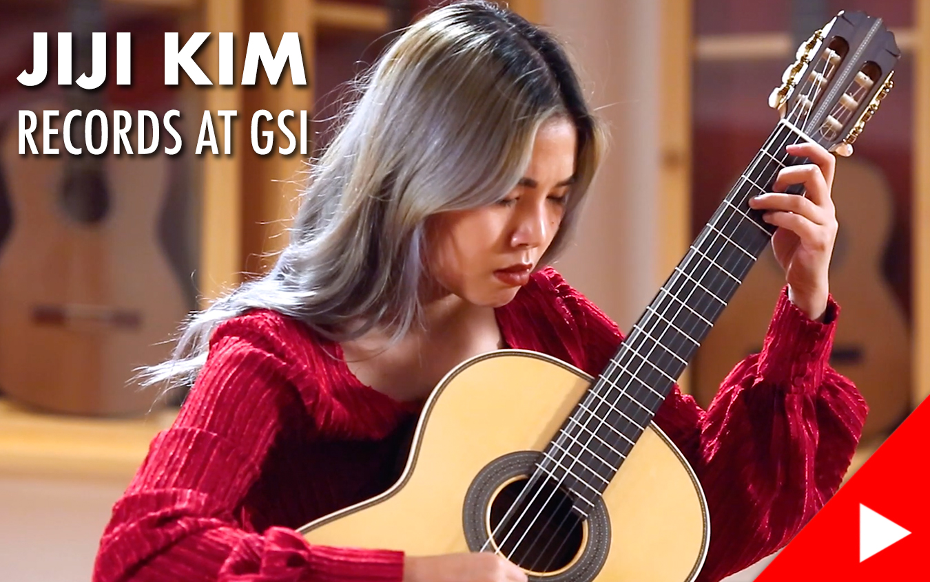 Korean Guitarist, Jiji Kim, Visits GSI and Records Music by Claudia
