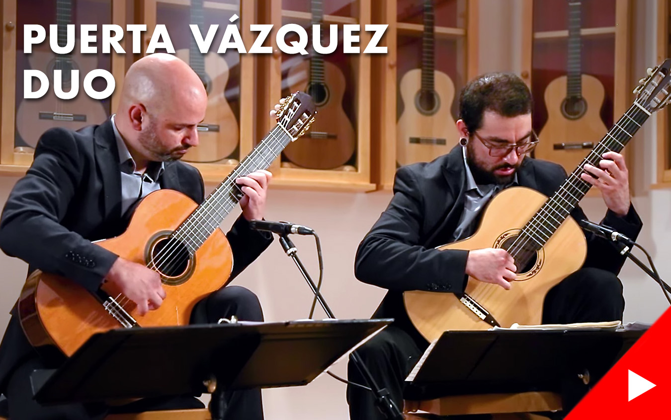 PuertaVázquez Duo Visits GSI and Records Music By Mario Castelnuovo