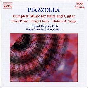 Piazzolla: Complete Music for Flute and Guitar, Hugo German Gaido