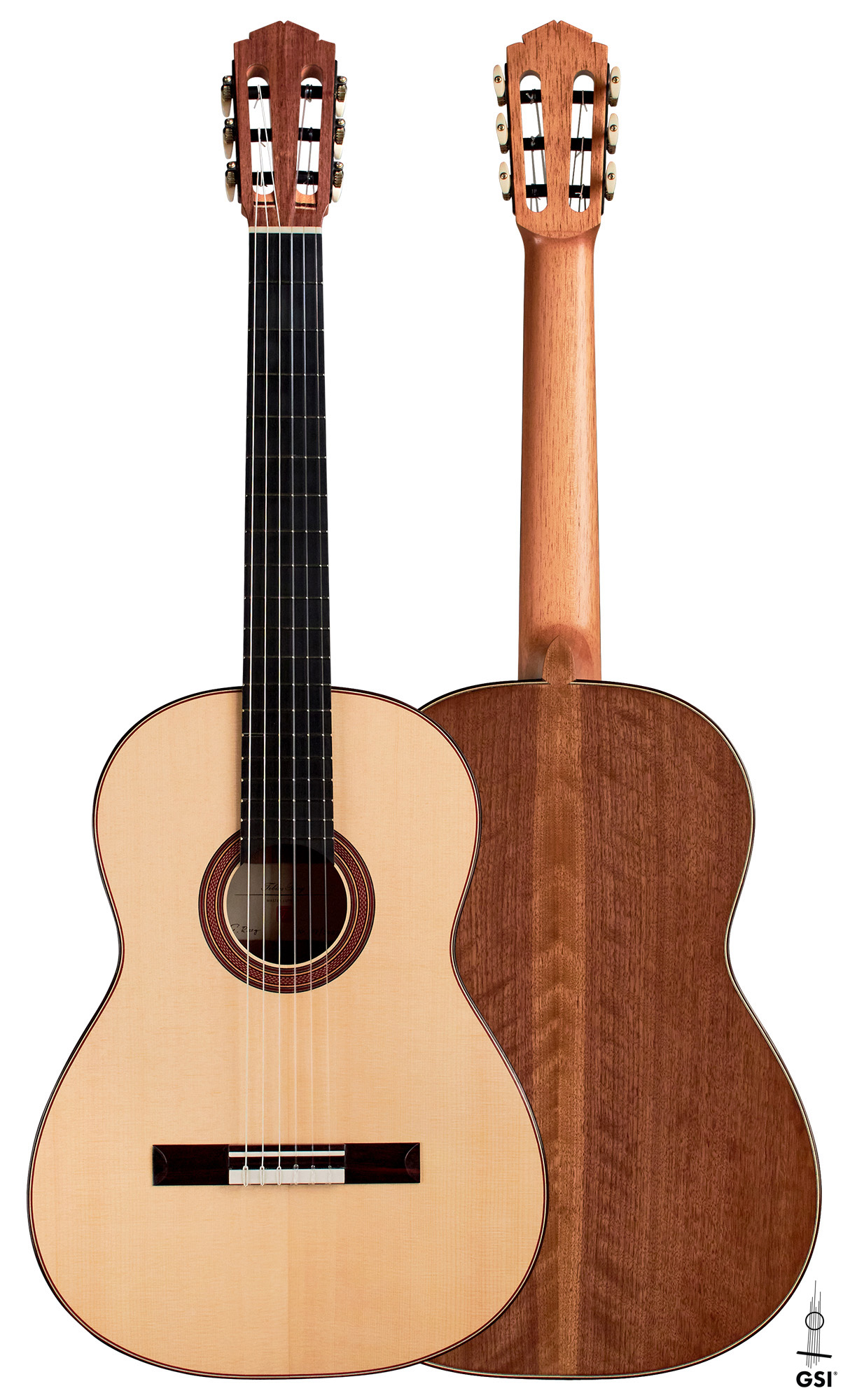 Walnut classical guitar discount