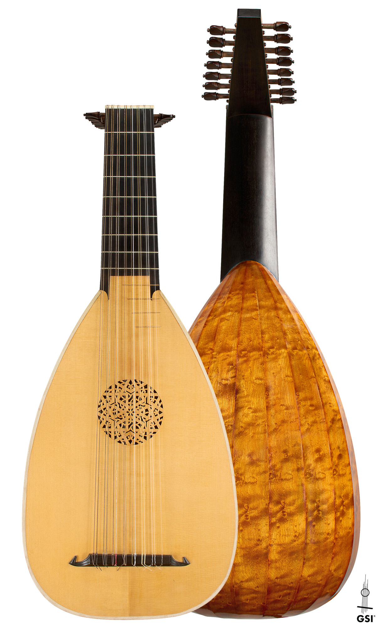 1997 Brian Cohen "8-Course Renaissance Lute" SP/MP 1997 Brian Cohen "8-Course Renaissance Lute" SP/MP