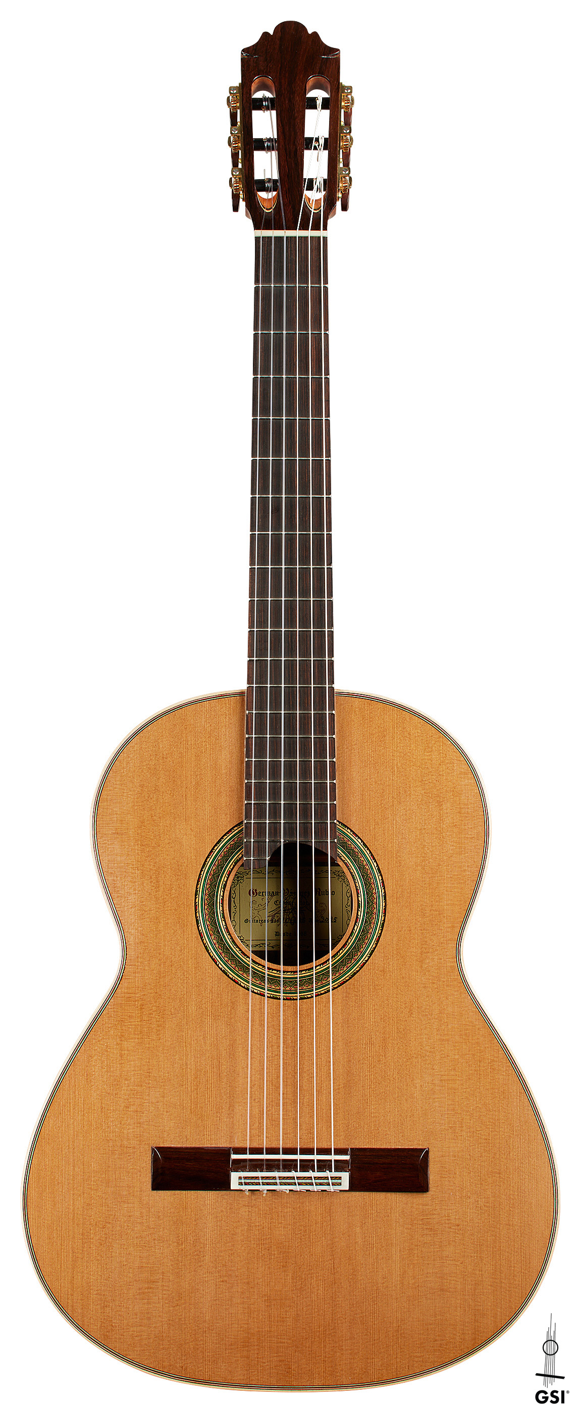 2025 German Vazquez Rubio Solista 640 Lefty CD IN Guitar GSI