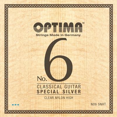 Optima No.6 Special Silver, Clear Nylon High Tension