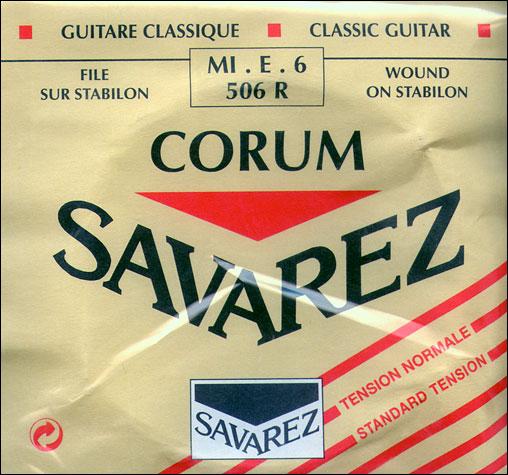 Savarez "Corum" 6/E - Package of 10 (506R)