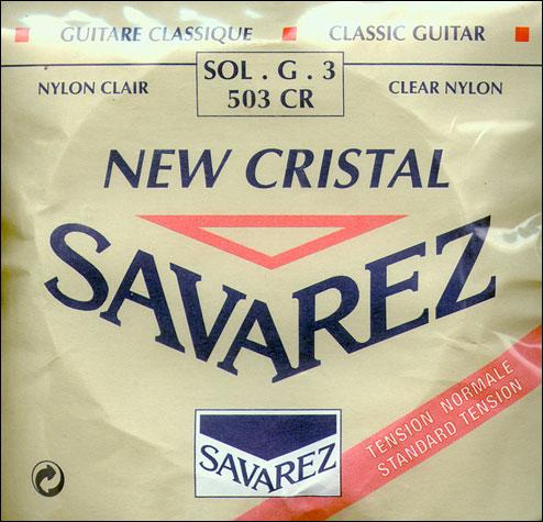Savarez "Cristal" 3/G - Package of 10 (503CR)