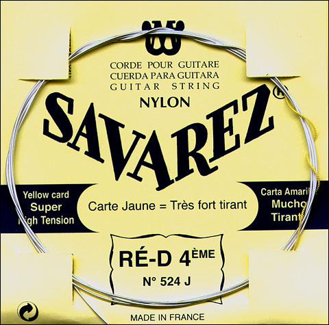 Savarez "Yellow" 4/D - Package of 10 (524J)