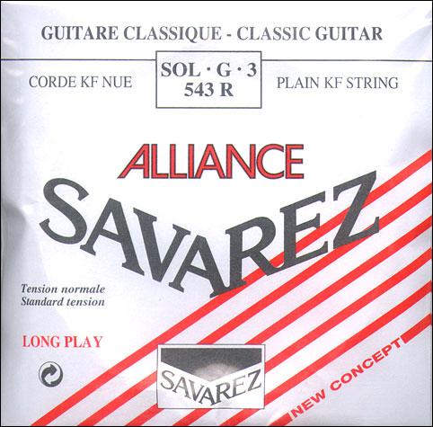 Savarez "Alliance" 3/G - Package of 10 (543R)