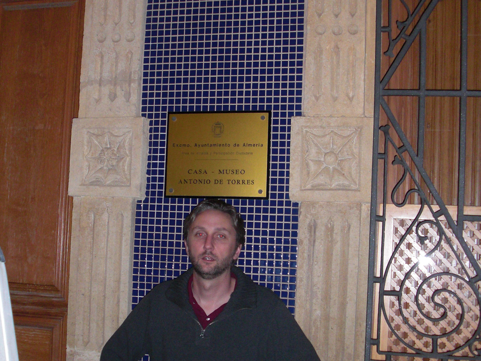 The entrance to the Torres home, now a museum.