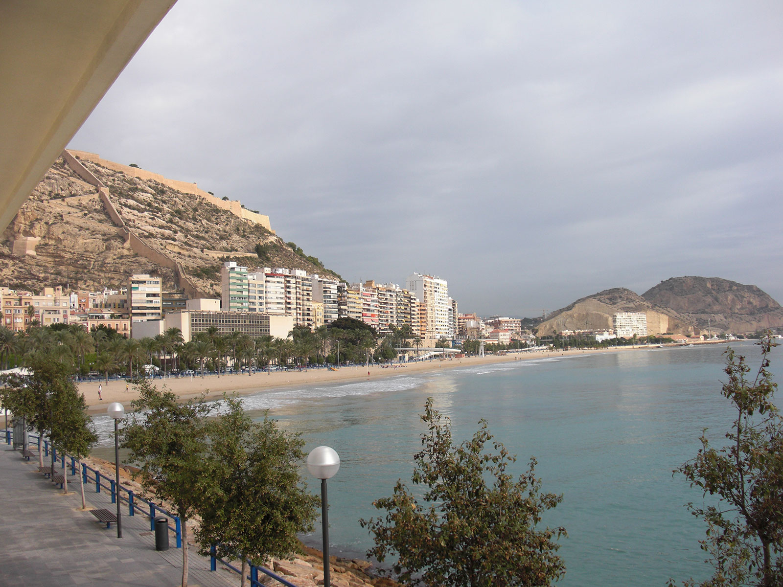The view from one of the hotels in Alicante. Not bad!