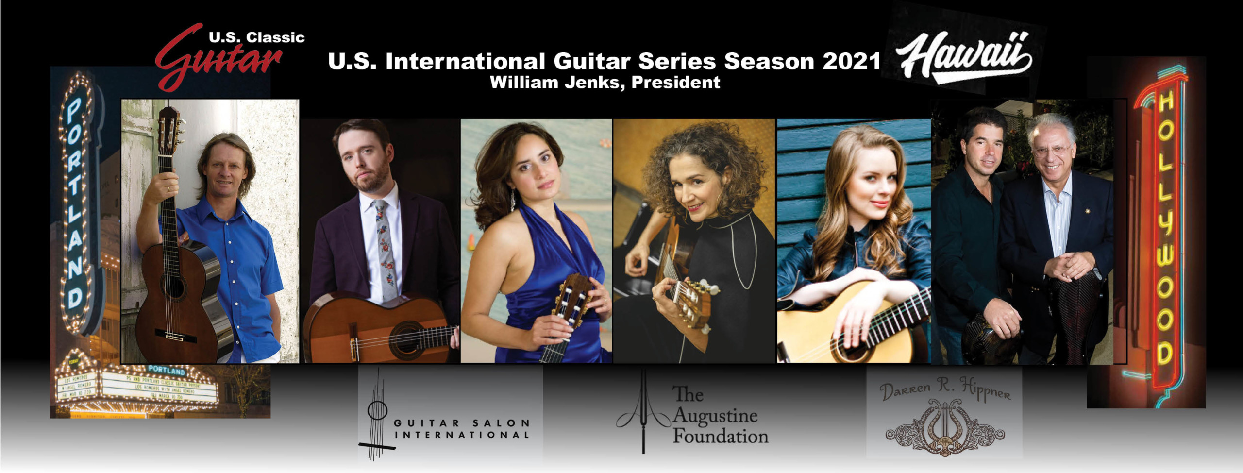 U.S. Classic Guitar President William Jenks has Announced the 2021 Season of the U.S. International Guitar Series